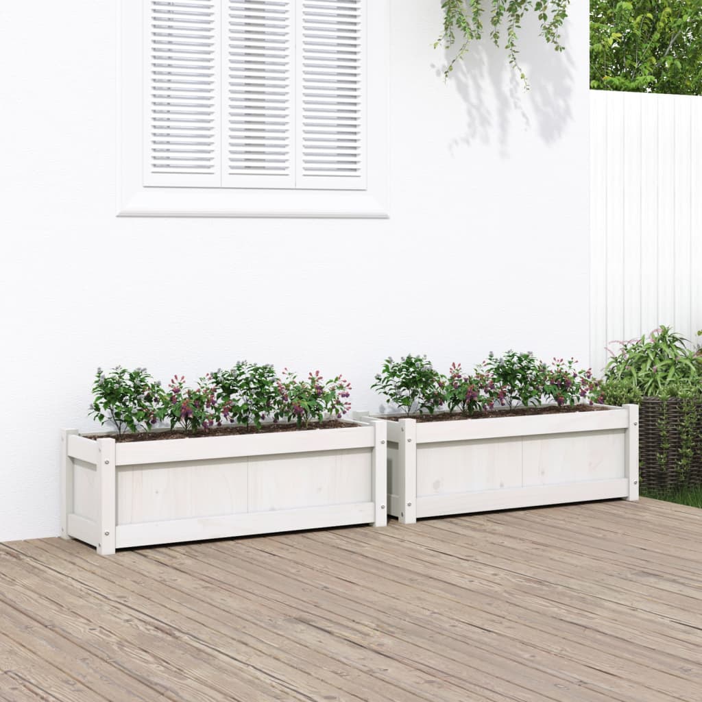 Odlingslåda 90X31X31 Cm Massiv Furu