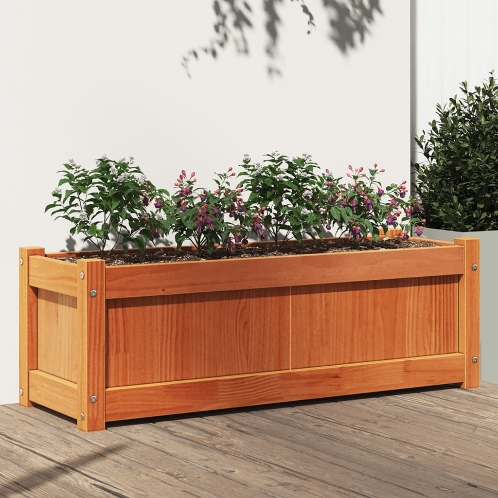 Odlingslåda 90X31X31 Cm Massiv Furu