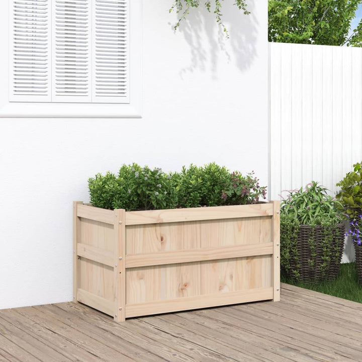Odlingslåda 90X50X50 Cm Massiv Furu