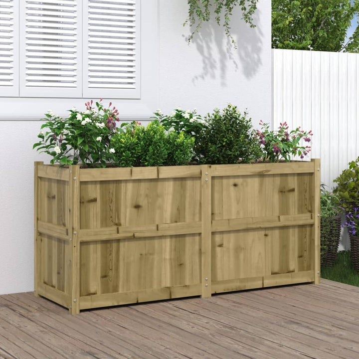 Odlingslåda 150X50X70 Cm Massiv Furu