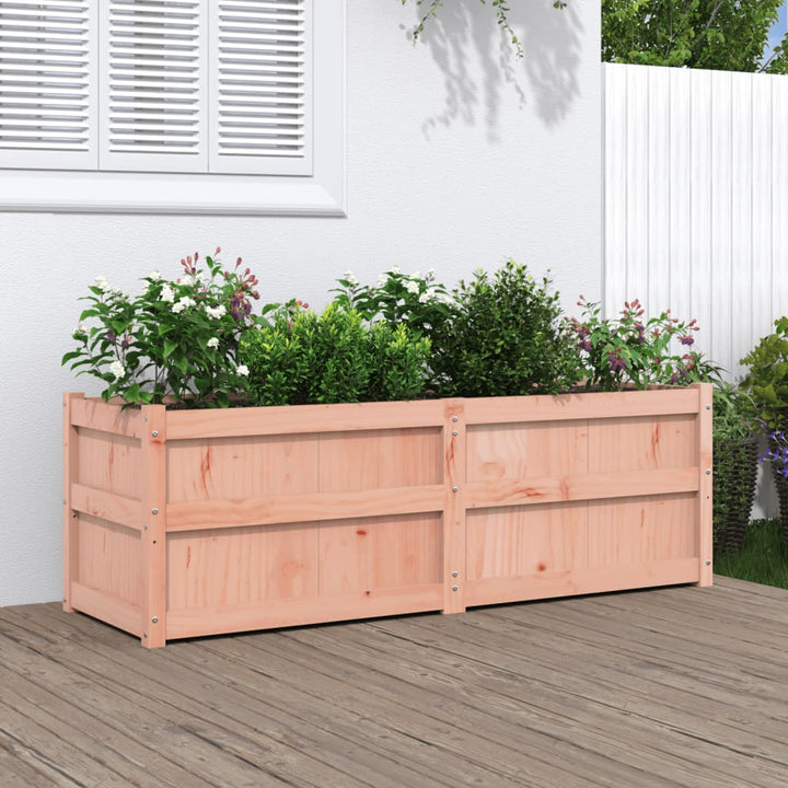 Odlingslåda 150X50X50 Cm Vit Massiv Furu