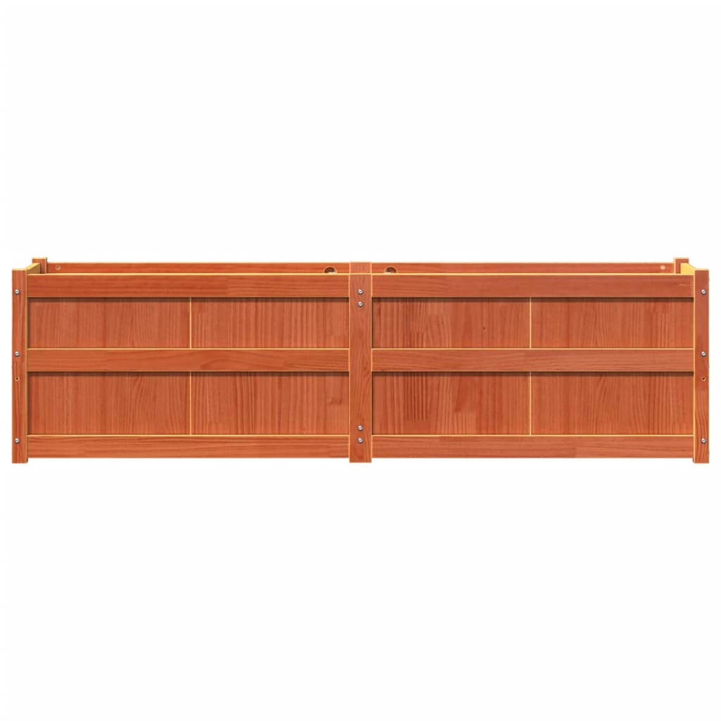 Odlingslåda Vaxbrun 180X50X50 Cm Massiv Furu