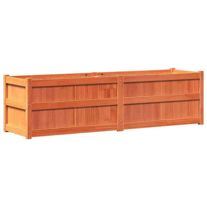 Odlingslåda Vaxbrun 180X50X50 Cm Massiv Furu
