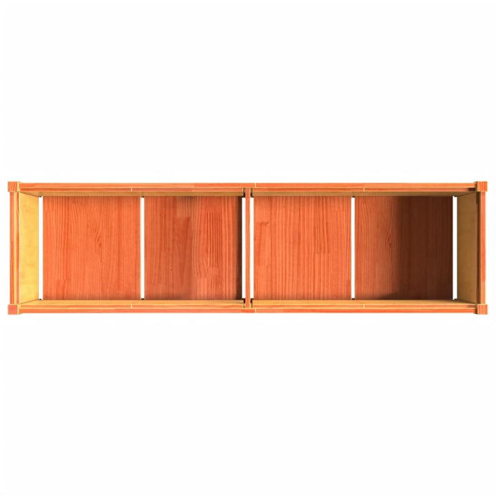 Odlingslåda Vaxbrun 180X50X50 Cm Massiv Furu