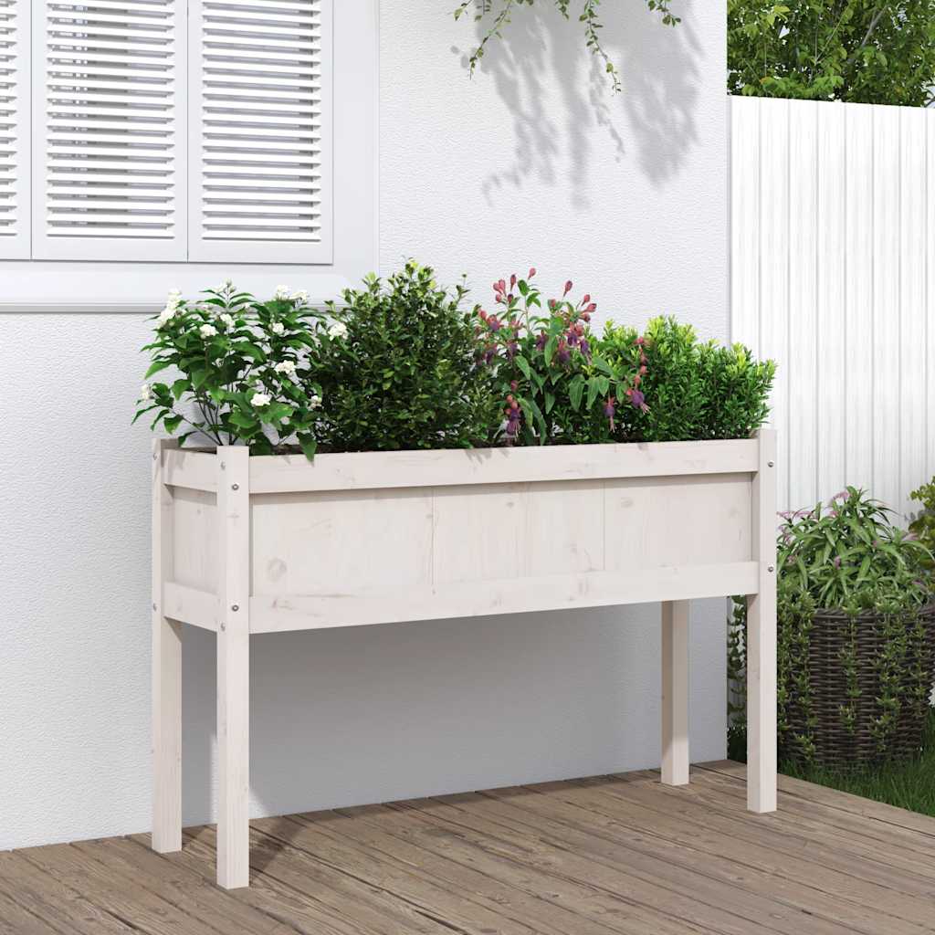 Odlingslåda Med Ben 110X31X70 Cm Impregnerat Furu
