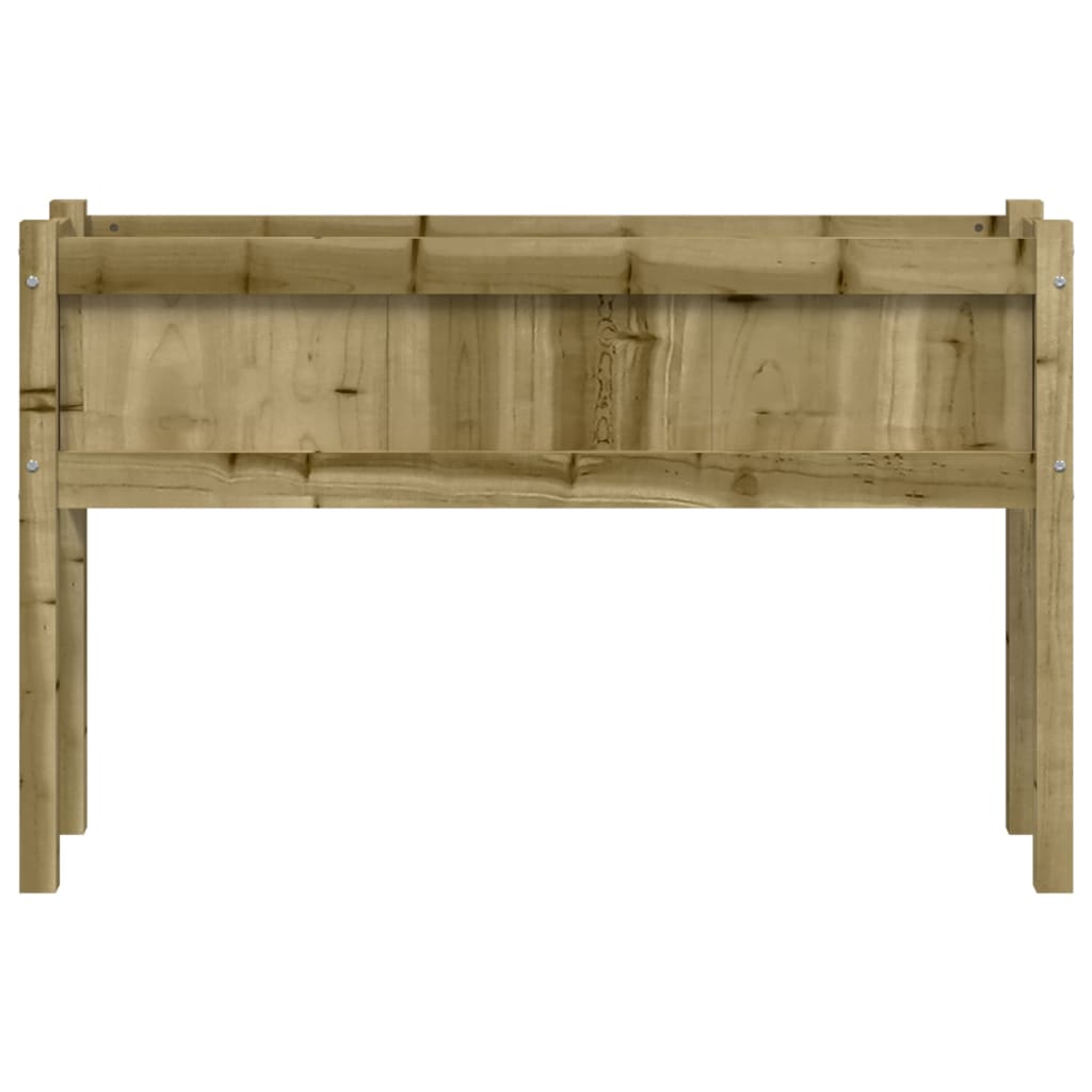 Odlingslåda Med Ben 110X31X70 Cm Impregnerat Furu