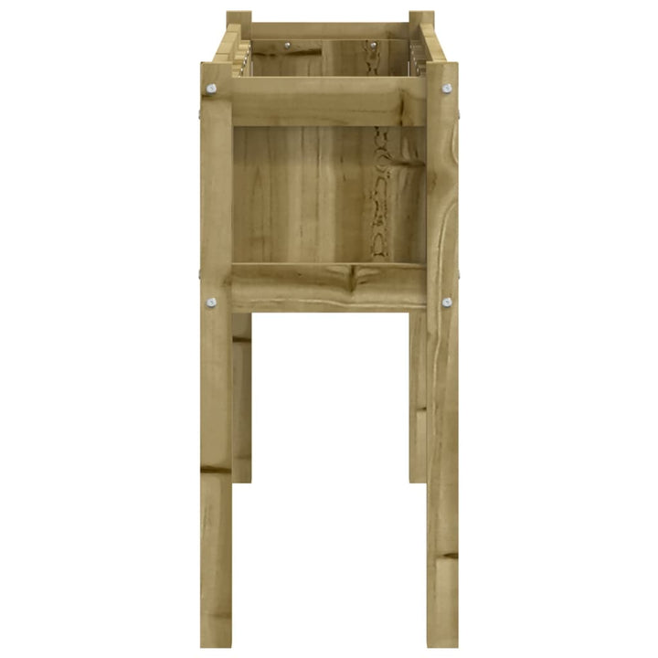 Odlingslåda Med Ben 110X31X70 Cm Impregnerat Furu