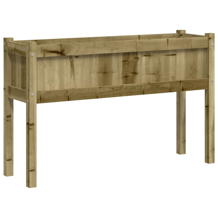 Odlingslåda Med Ben 110X31X70 Cm Impregnerat Furu