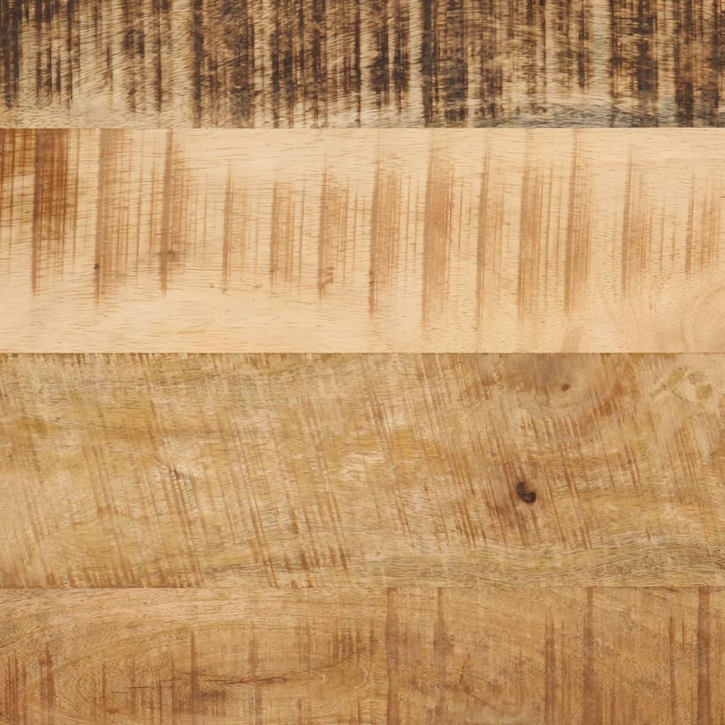 Tvättställsskåp 55X35X60 Cm Massivt Mangoträ Och Järn