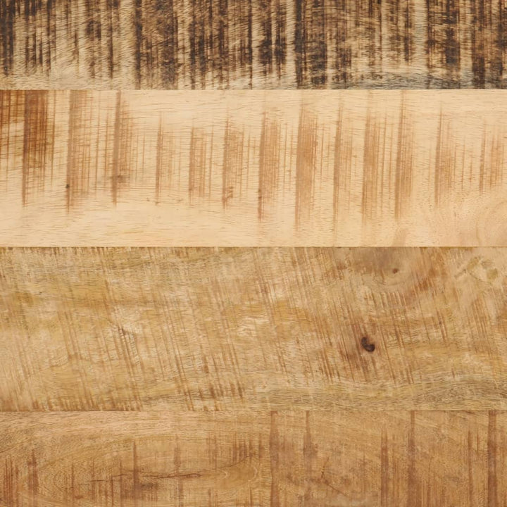 Tvättställsskåp 55X35X60 Cm Massivt Mangoträ Och Järn
