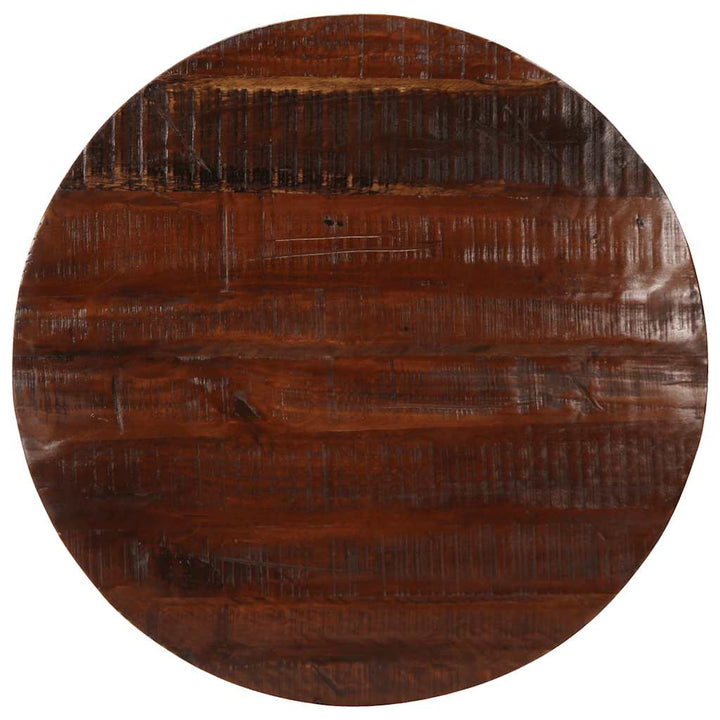 Bordsskiva Ø 90X3,8 Cm Rund Massivt Grovt Mangoträ