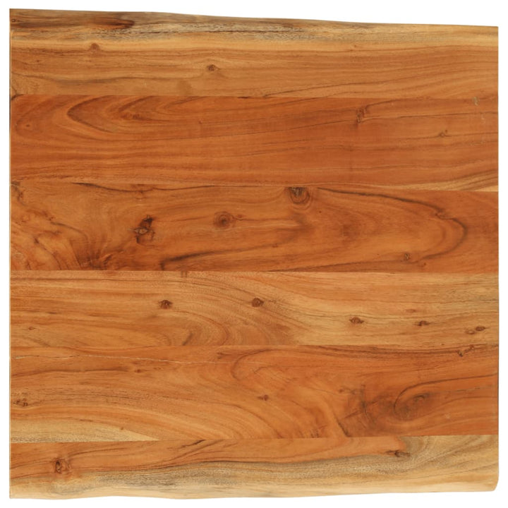 Bordsskiva 60X40X2,5 Cm Rektangulär Massiv Akacia Rustik Kant
