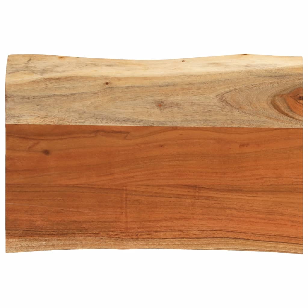 Bordsskiva 60X40X2,5 Cm Rektangulär Massiv Akacia Rustik Kant