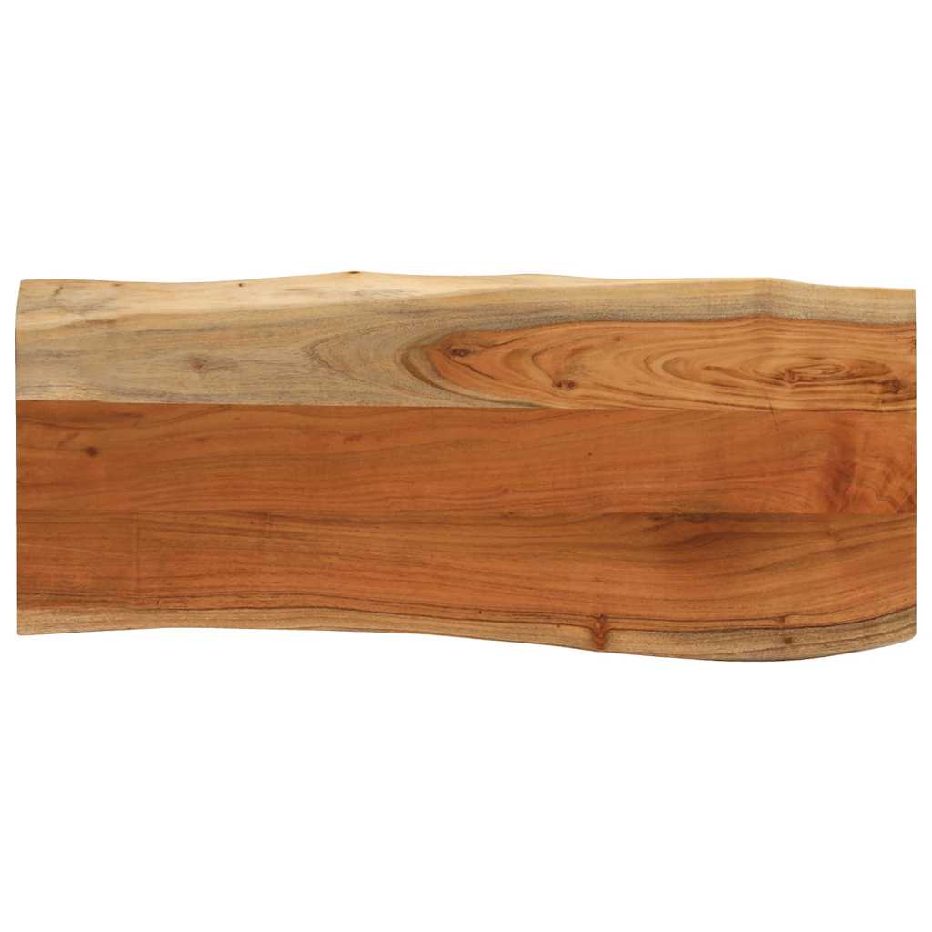 Bordsskiva 60X40X2,5 Cm Rektangulär Massiv Akacia Rustik Kant