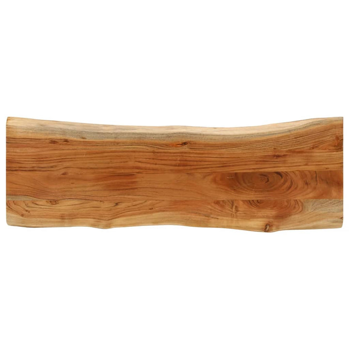 Bordsskiva 140X60X3,8 Cm Levande Kant Massivt Mangoträ
