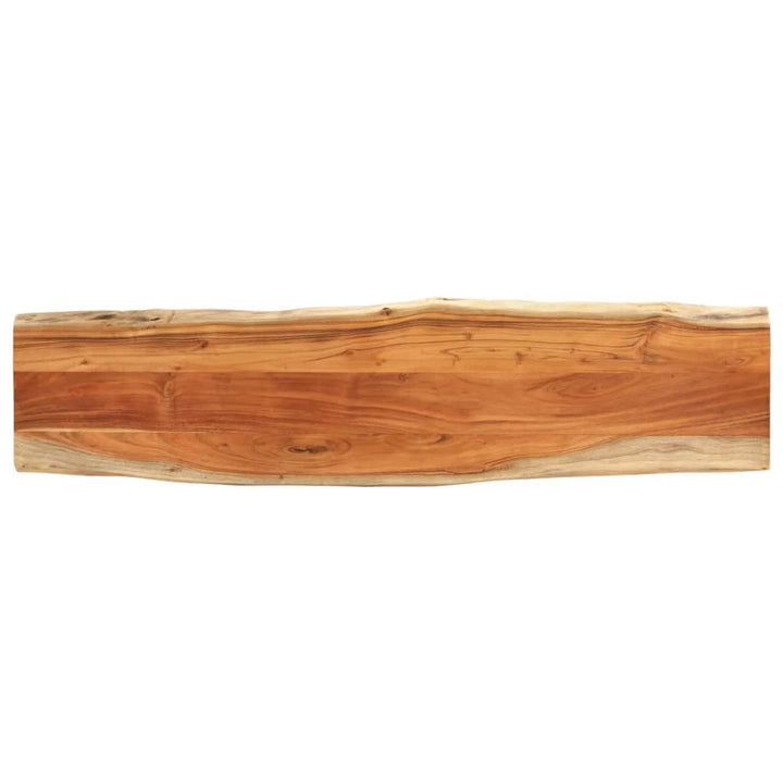 Bordsskiva 140X60X3,8 Cm Levande Kant Massivt Mangoträ