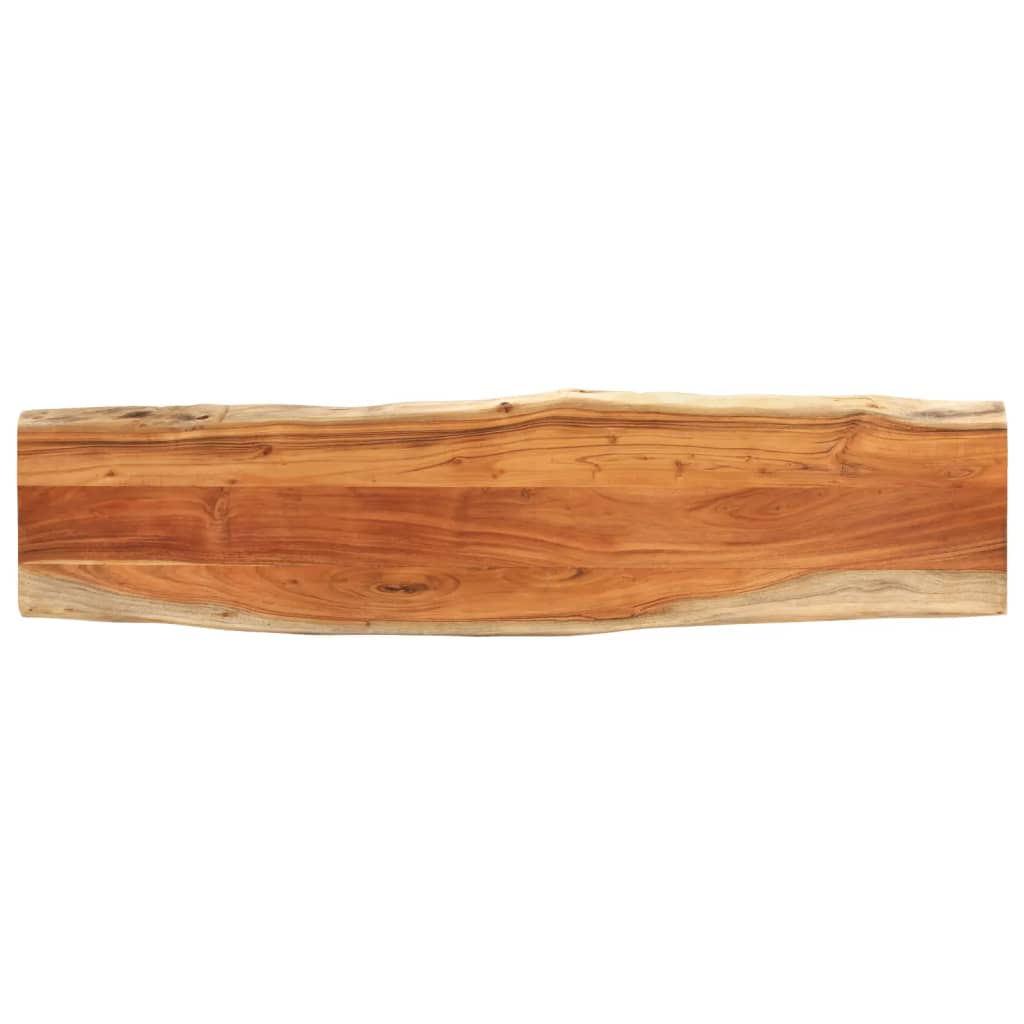 Bordsskiva 60X40X2,5 Cm Rektangulär Massiv Akacia Rustik Kant