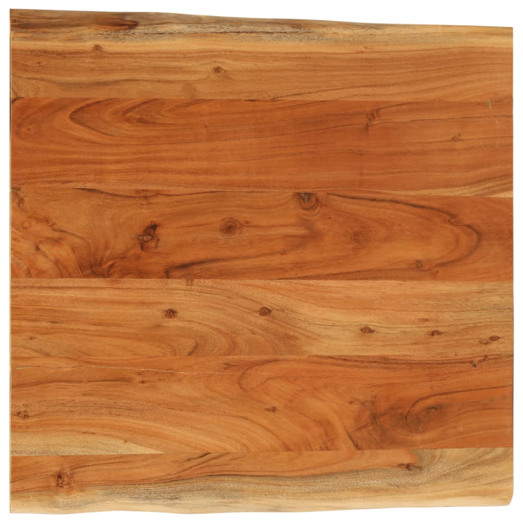 Bordsskiva 60X40X2,5 Cm Rektangulär Massiv Akacia Rustik Kant