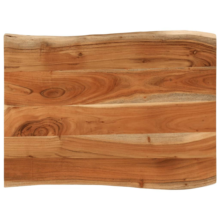 Bordsskiva 60X40X2,5 Cm Rektangulär Massiv Akacia Rustik Kant