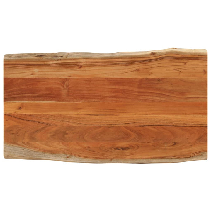 Bordsskiva 60X40X2,5 Cm Rektangulär Massiv Akacia Rustik Kant