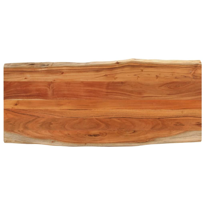 Bordsskiva 60X40X2,5 Cm Rektangulär Massiv Akacia Rustik Kant