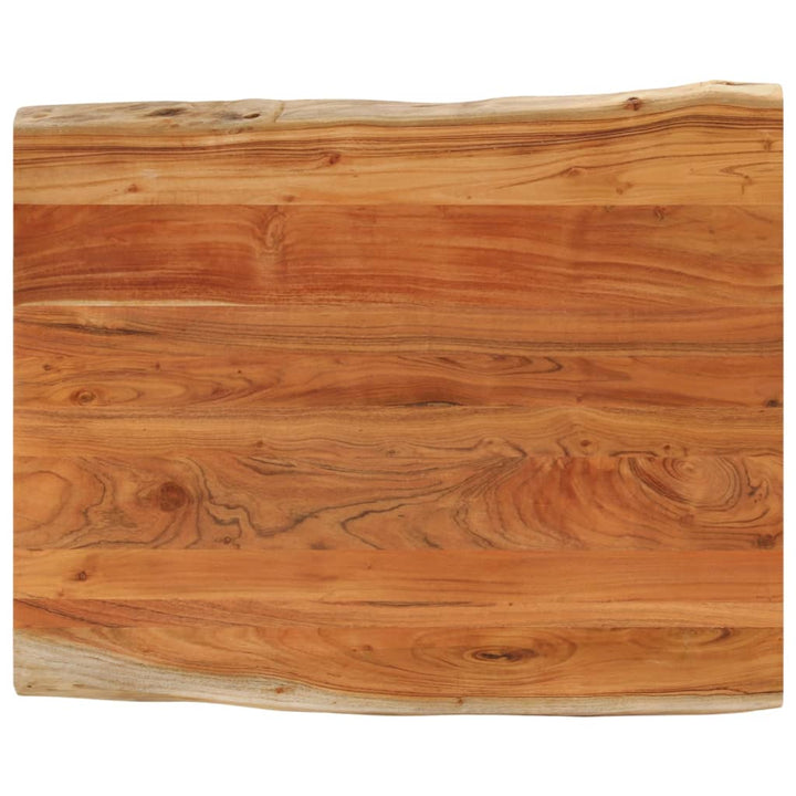 Bordsskiva 60X40X2,5 Cm Rektangulär Massiv Akacia Rustik Kant