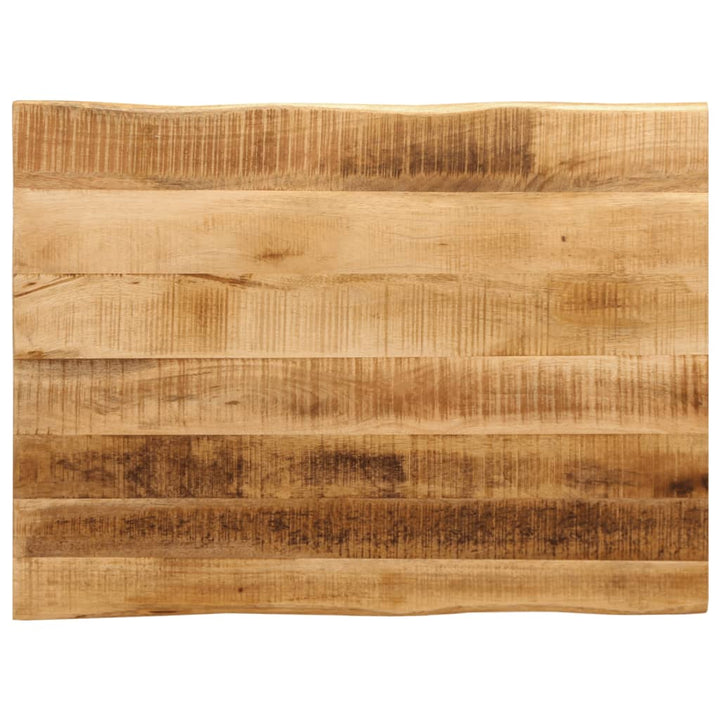Bordsskiva 140X60X3,8 Cm Levande Kant Massivt Mangoträ
