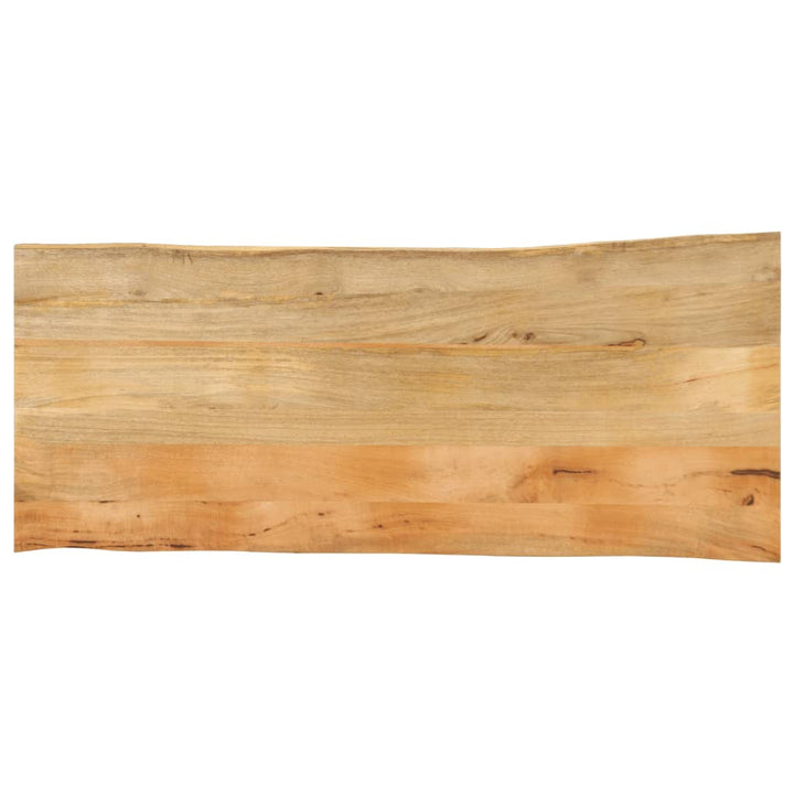 Bordsskiva 140X60X3,8 Cm Levande Kant Massivt Mangoträ