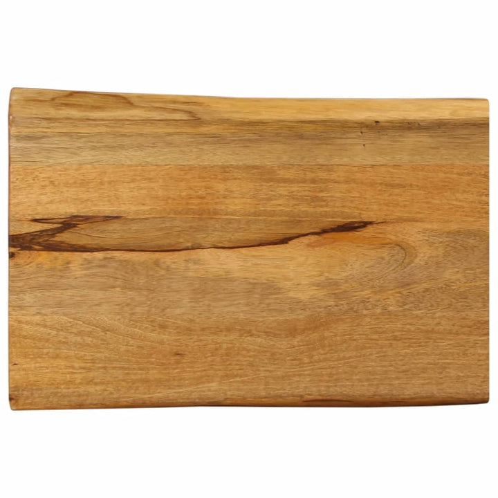 Bordsskiva 140X60X3,8 Cm Levande Kant Massivt Mangoträ