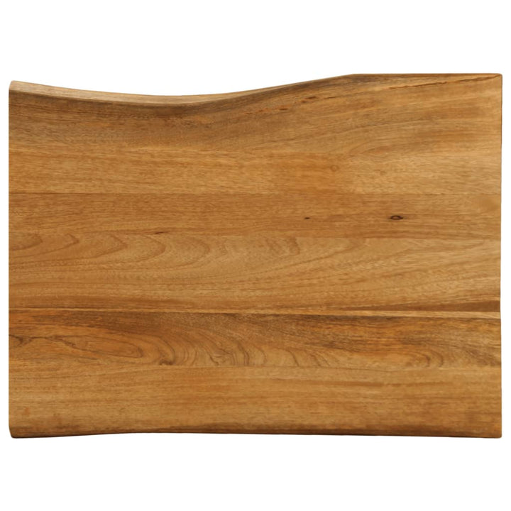 Bordsskiva 60X40X2,5 Cm Rektangulär Massiv Akacia Rustik Kant