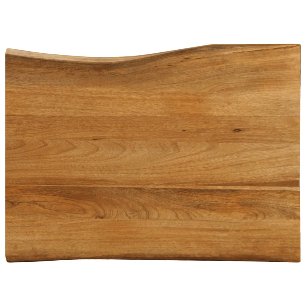 Bordsskiva 60X40X2,5 Cm Rektangulär Massiv Akacia Rustik Kant