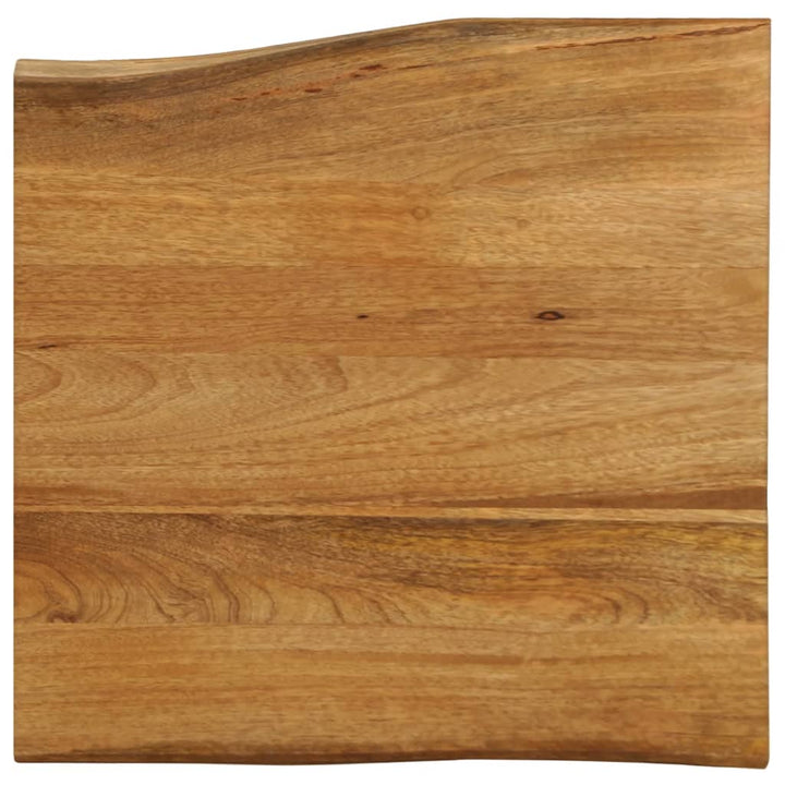Bordsskiva 140X60X3,8 Cm Levande Kant Massivt Mangoträ