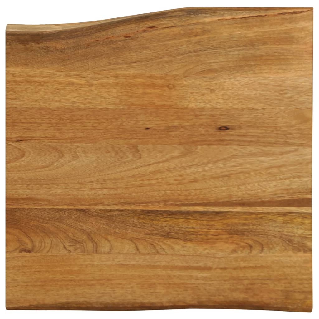 Bordsskiva 60X40X2,5 Cm Rektangulär Massiv Akacia Rustik Kant