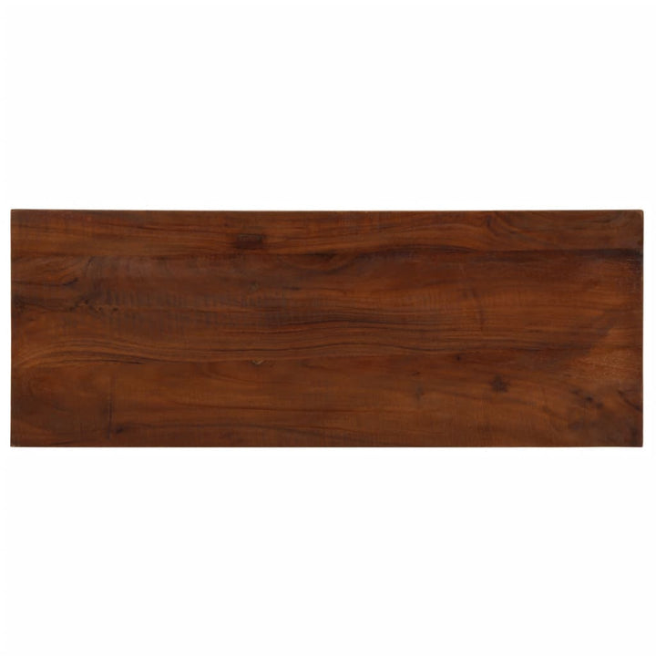 Bordsskiva 90X90X2,5 Cm Fyrkantig Massivt Återvunnet Trä