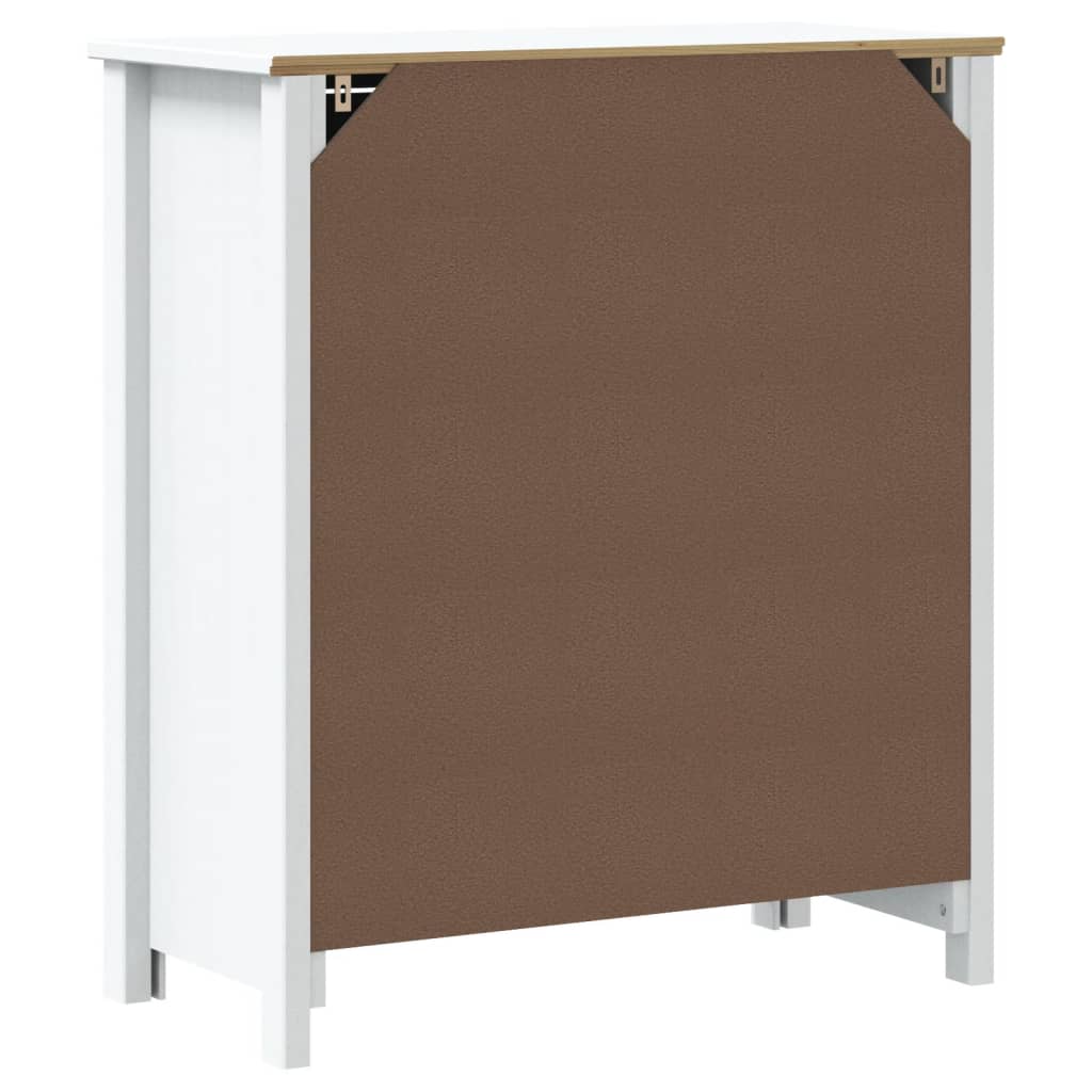 Badrumsskåp Berg 69,5X34X80 Cm Massiv Furu