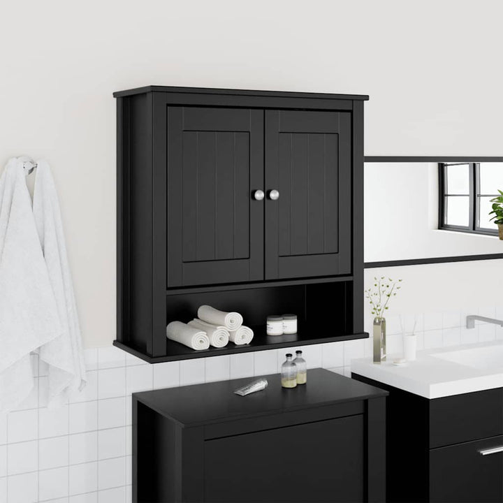 Badrumsskåp Berg 40X27X71,5 Cm Massiv Furu