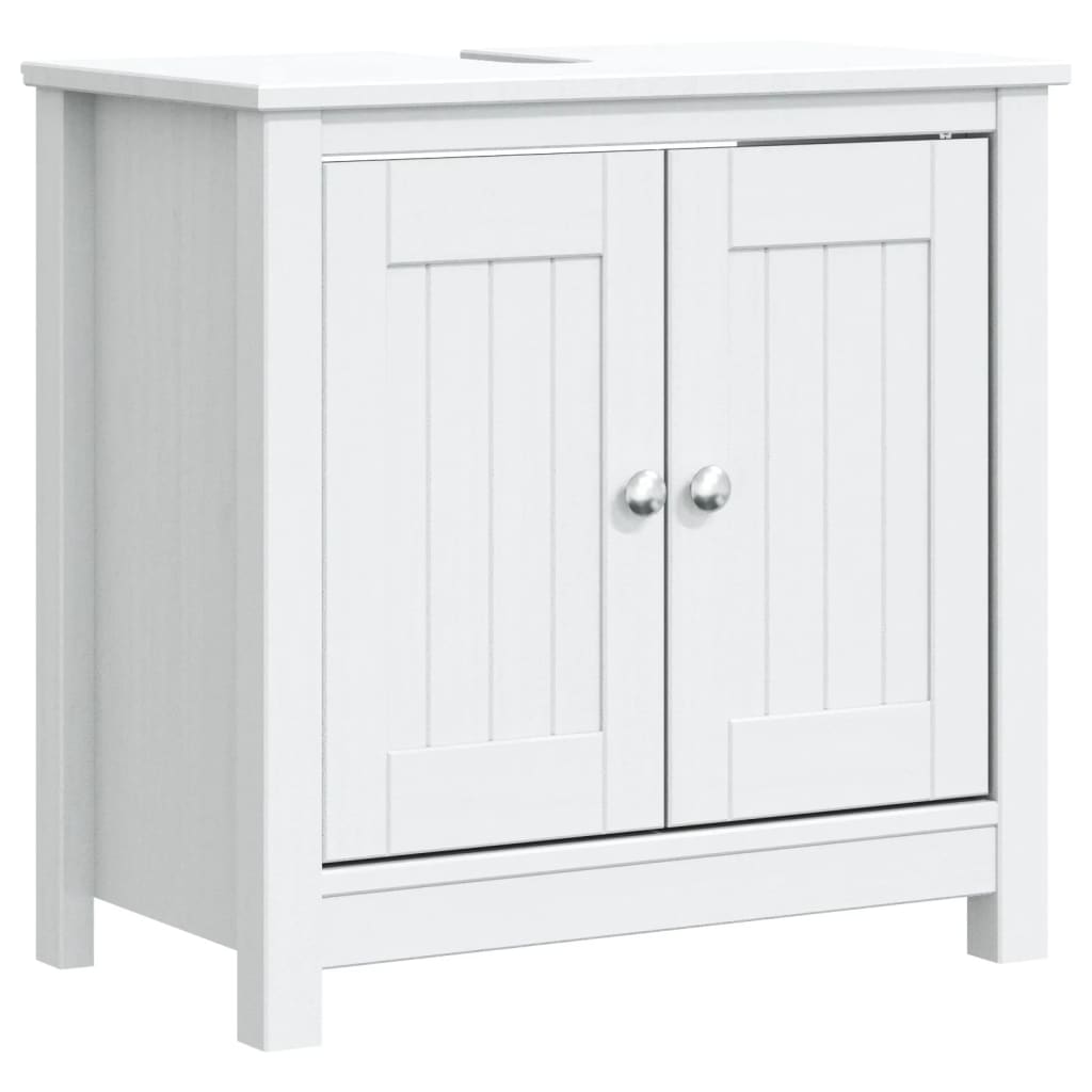 Tvättställsskåp Berg 60X34X59 Cm Massiv Furu