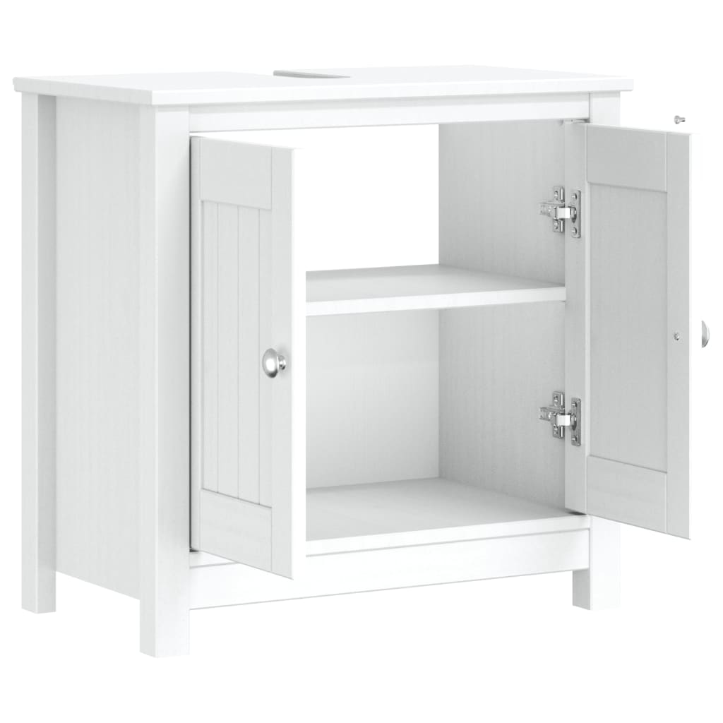 Tvättställsskåp Berg 60X34X59 Cm Massiv Furu