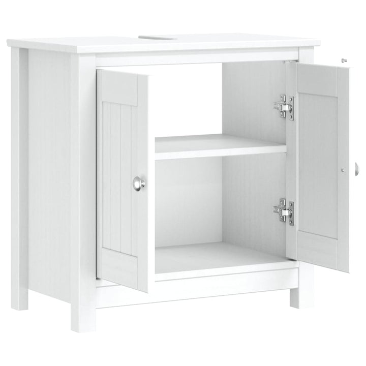 Tvättställsskåp Berg 60X34X59 Cm Massiv Furu