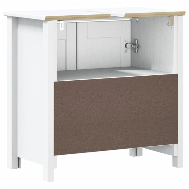 Tvättställsskåp Berg 60X34X59 Cm Massiv Furu