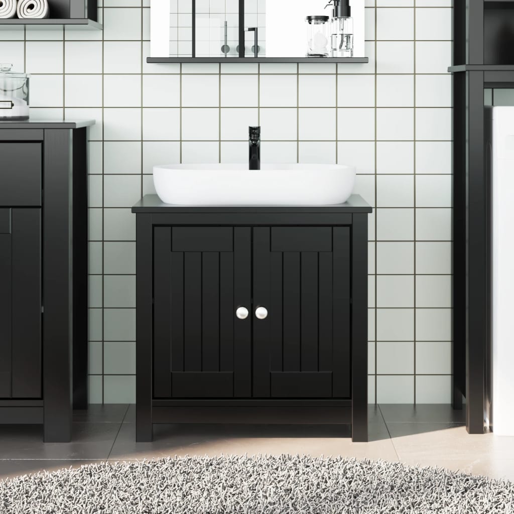 Tvättställsskåp Berg 60X34X59 Cm Massiv Furu