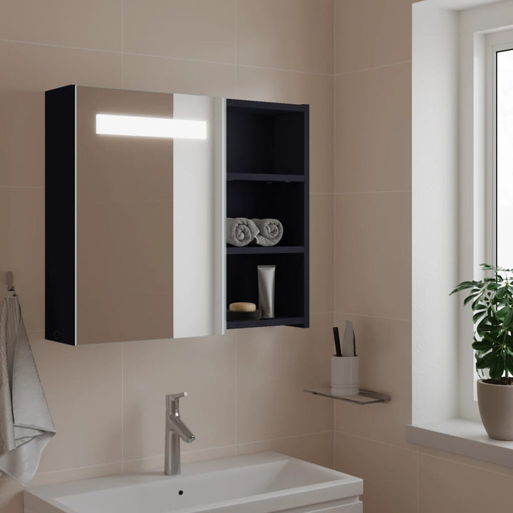 Spegelskåp Och Led-Lampa
