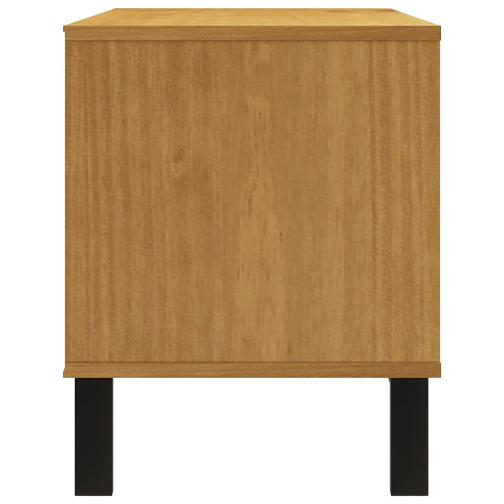 Tv-Bänk Flam 110X40X50 Cm Massiv Furu