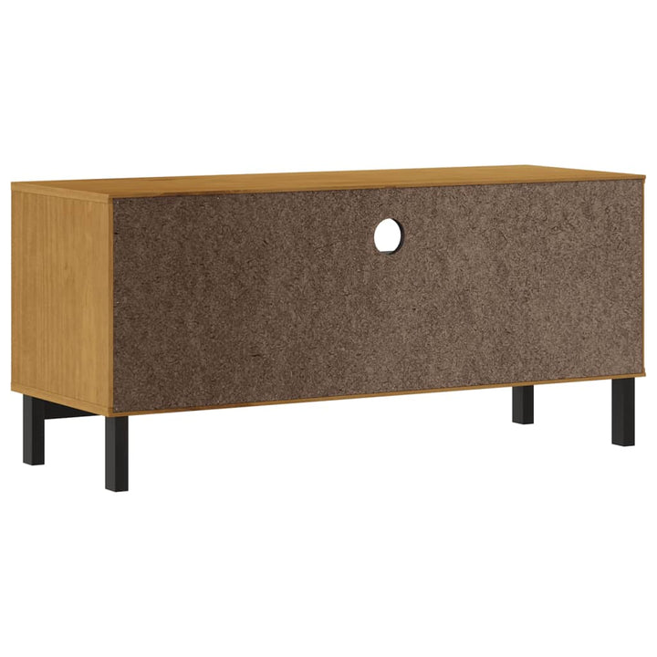 Tv-Bänk Flam 110X40X50 Cm Massiv Furu