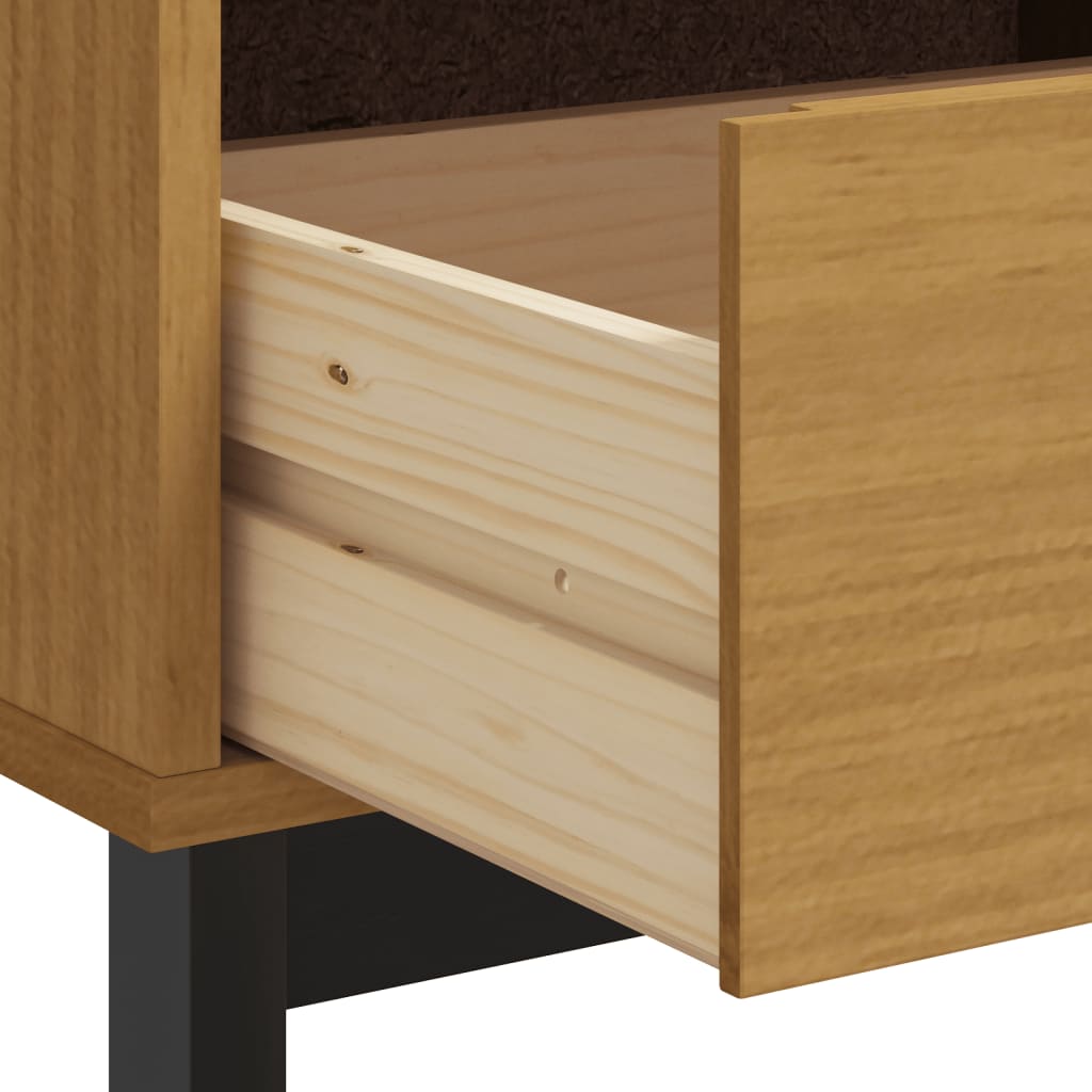 Tv-Bänk Flam 110X40X50 Cm Massiv Furu