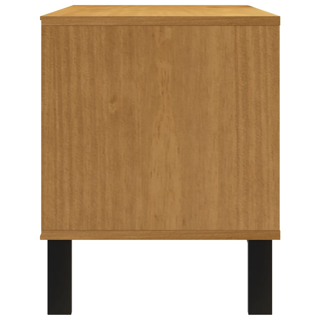 Tv-Bänk Flam 110X40X50 Cm Massiv Furu