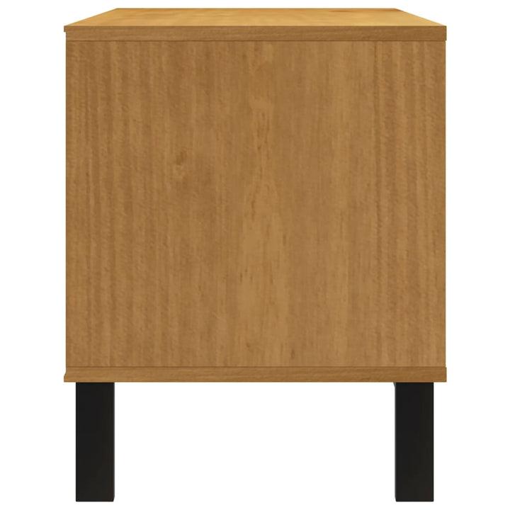 Tv-Bänk Flam 110X40X50 Cm Massiv Furu