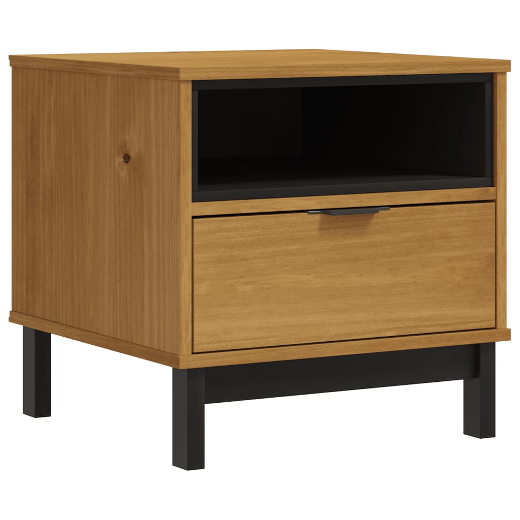 Sidobord Flam 50X50X50 Cm Massiv Furu