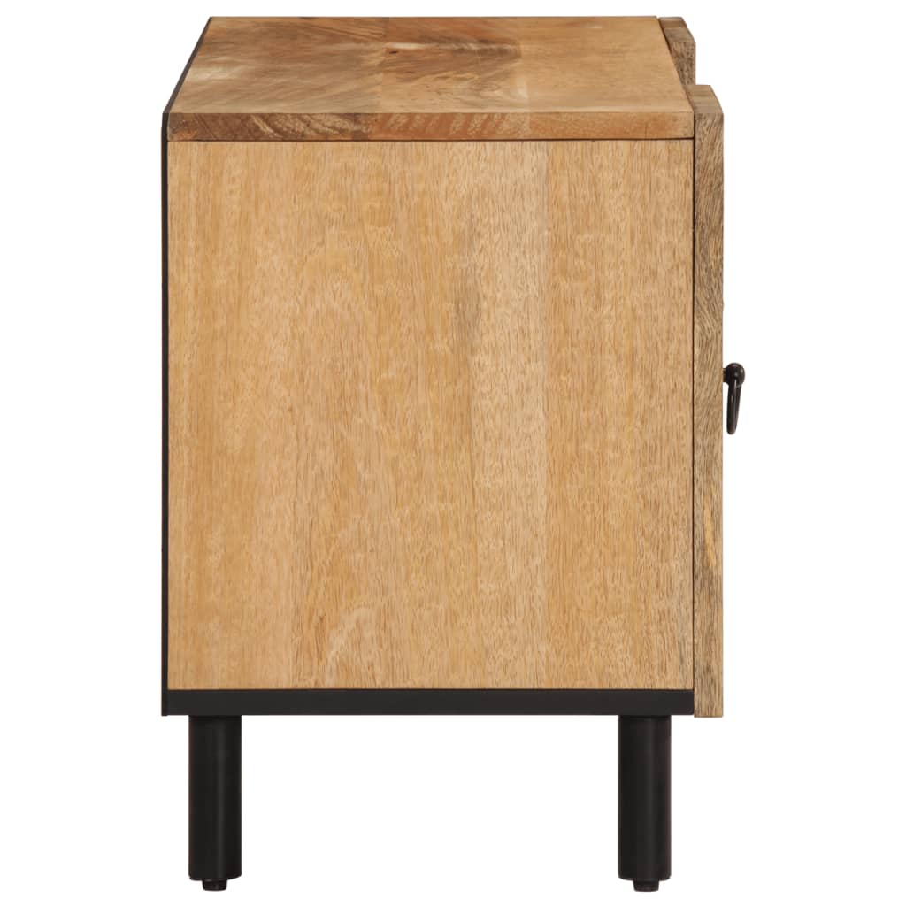 Tv-Bänk 105X33X46 Cm Massivt Mangoträ