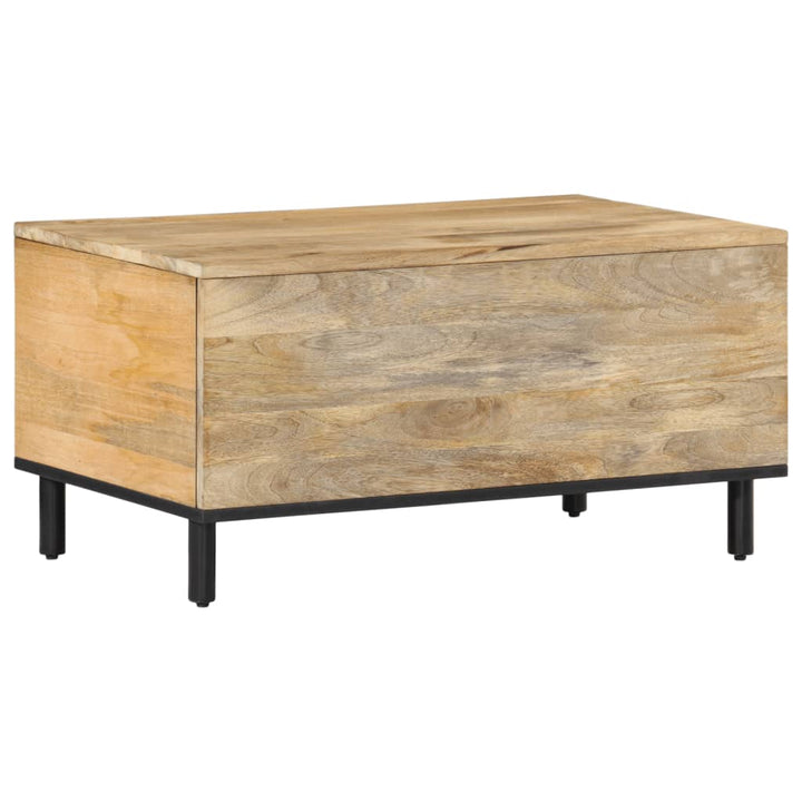 Soffbord 80X50X40 Cm Massivt Mangoträ